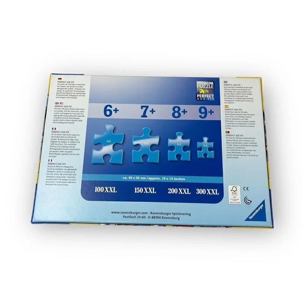 Ravensburger 100XXL Jigsaw Puzzle At the Skate Park Mickey Mouse Used Complete